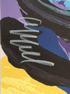 Karel Appel - 3 Faces into clouds. kopen? Bied vanaf 375!