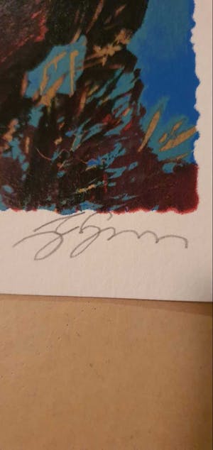 Espen Hagen - 2x Kleurenzeefdruk Indiaan gesigneerd kopen? Bied vanaf 20!