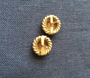 14K Goud - geelgouden antieke oorstekers met zaadparels kopen? Bied vanaf 1!