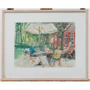 Albert De Deken - Op het terras. kopen? Bied vanaf 245!