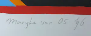 Marijke van Os - en andere, Lot van vier werken - Ingelijst kopen? Bied vanaf 50!