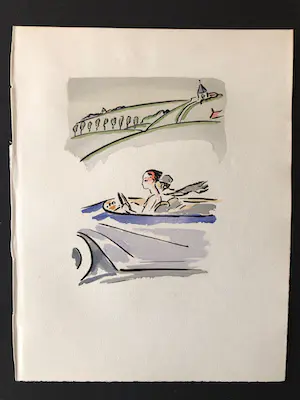 Kees van Dongen - Kees van Dongen - In de auto - 1925 kopen? Bied vanaf 395!