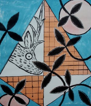 Gaston Klein - Ingelijste litho: My deer kopen? Bied vanaf 35!