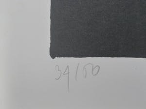 Sytske Feitsma - Grote gesigneerde Zeefdruk "Abstracte compositie" oplage 30/50 kopen? Bied vanaf 10!
