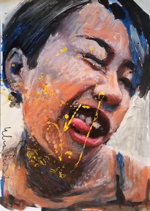 Peter Klashorst - Zonder titel kopen? Bied vanaf 1!