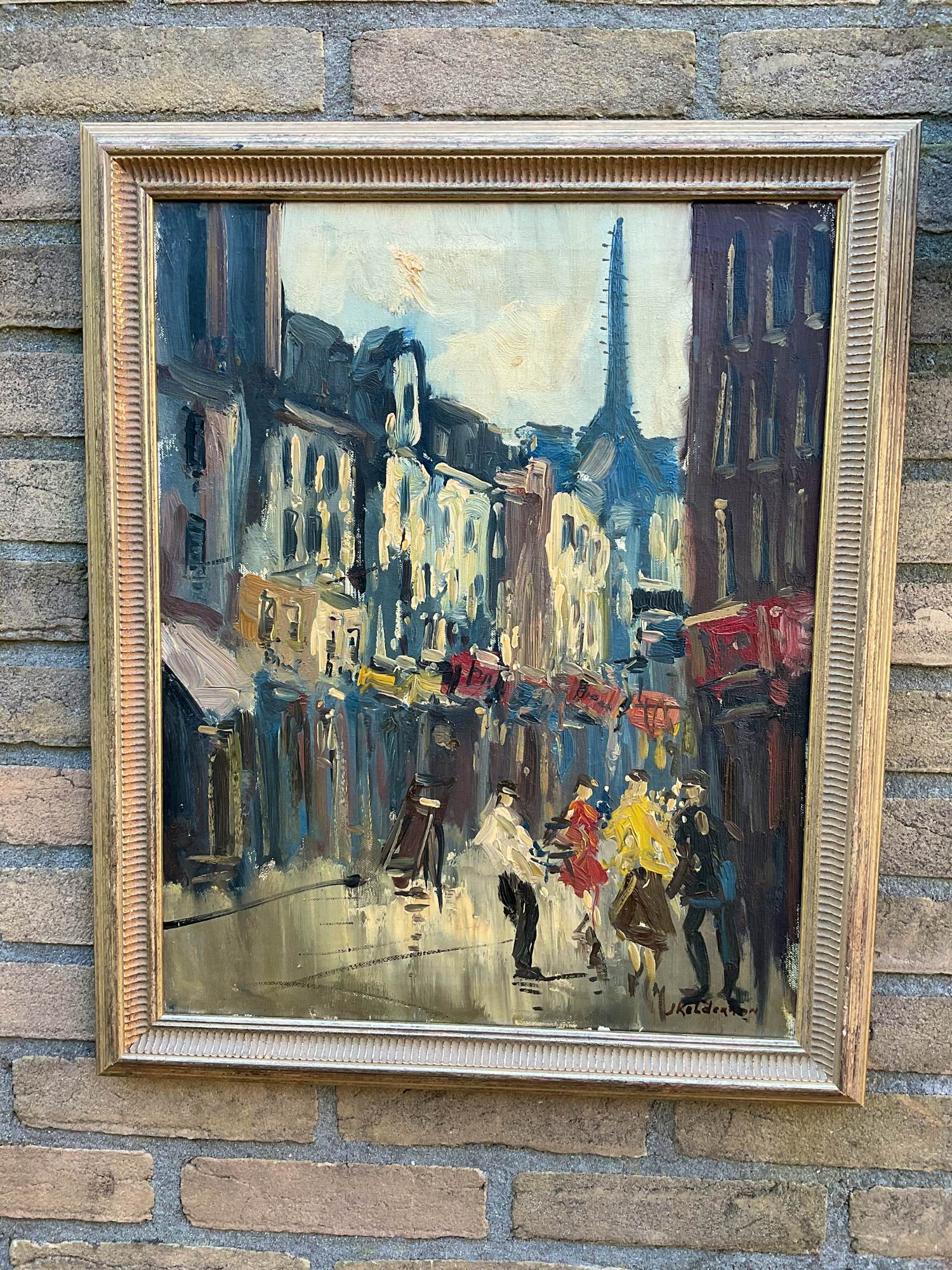 Jan Kelderman - Straatje. verkocht voor € 50!