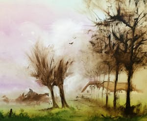 Will Berg - C2428, Landschap kopen? Bied vanaf 200!