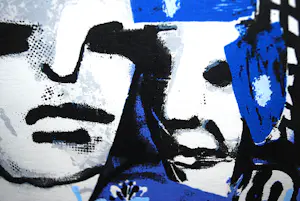 Herman Brood - Going to the city (KPN): ingelijste zeefdruk & extra 4 boeken kopen? Bied vanaf 150!