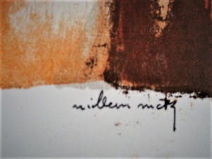 Wim Motz - Rotterdam ARA-groep - Grote Litho in zeer kleine oplage (12) - "twee figuren" kopen? Bied vanaf 20!