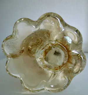 Niet of onleesbaar gesigneerd - Murano Glas - Pair of transparent Vases with Fish (Soliflore) - Glas kopen? Bied vanaf 1!