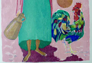 Kees van Dongen - Gravure uit 1001 nacht: 'Farizade et l'oiseau parleur' kopen? Bied vanaf 5!