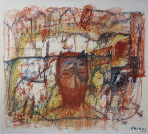 Pieter Haan - Acryl op doek, Breitner symfonie - Ingelijst (Groot) kopen? Bied vanaf 1!