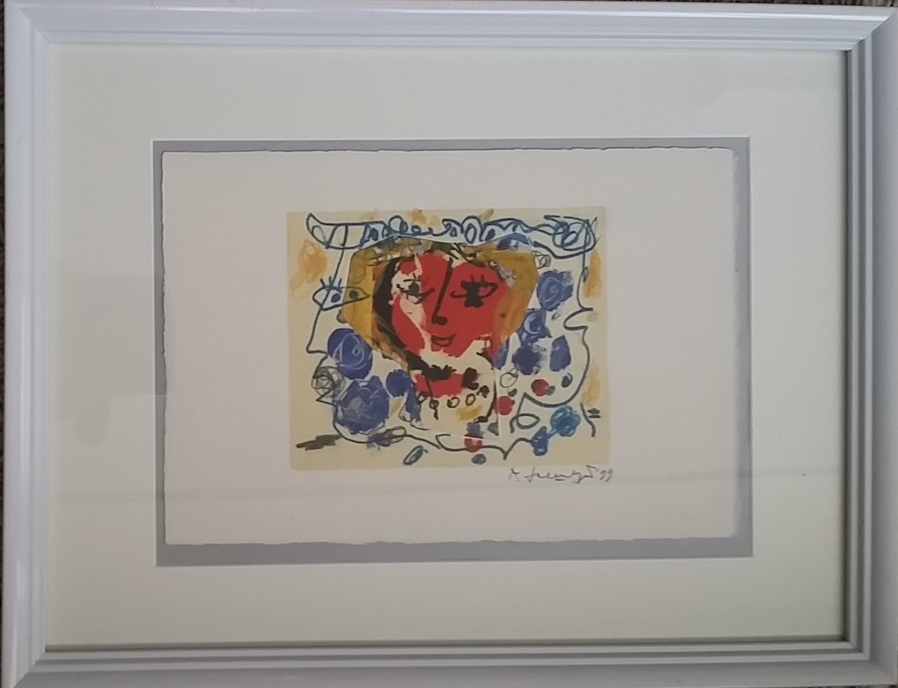 Kees Salentijn - Gouache op papier verkocht voor € 100!