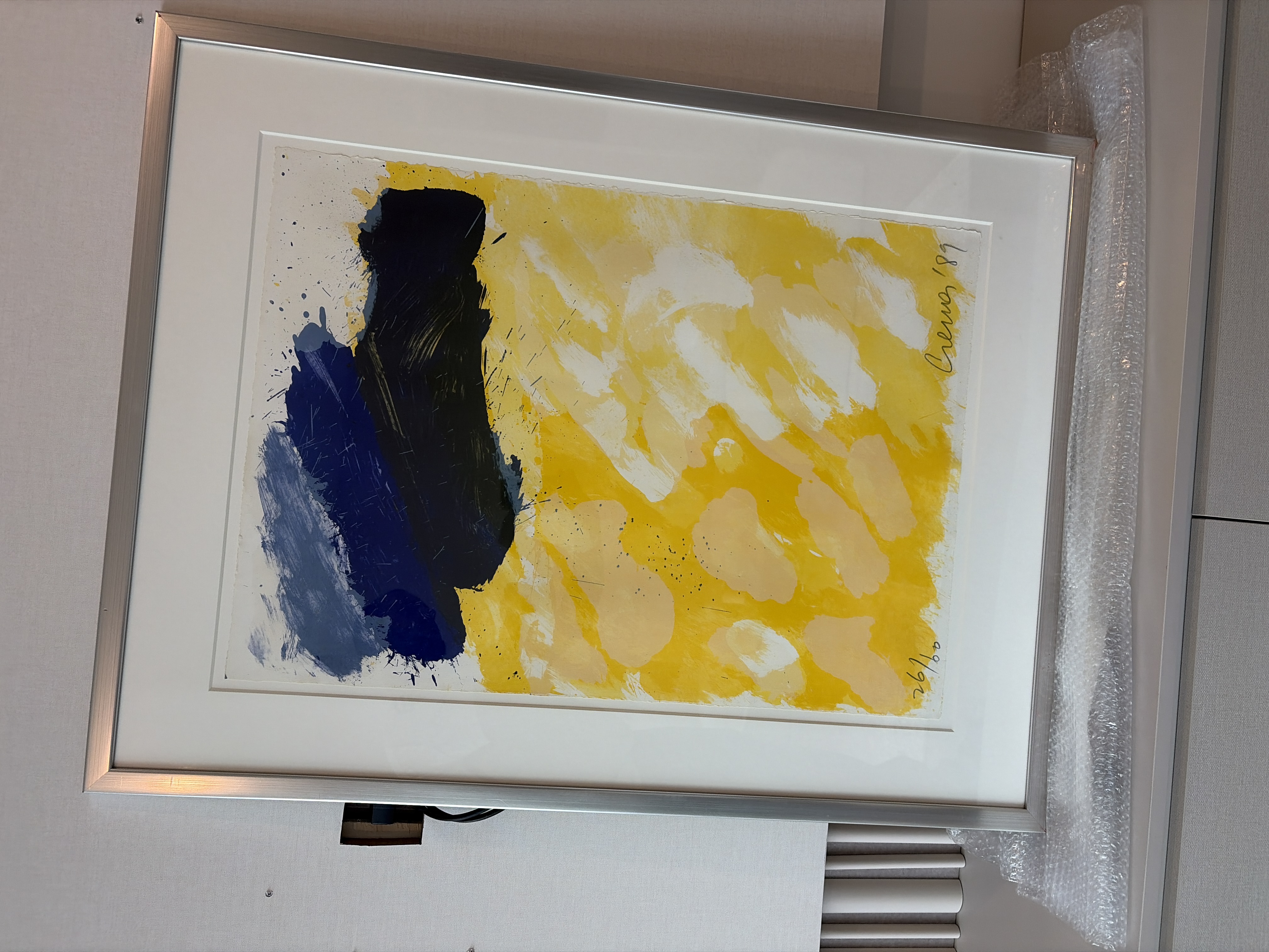 Buy Jan Cremer - Zonder titel, geel/blauw? Bid from 400!