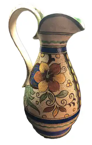 Plateelbakkerij Zuid-Holland - Model Charmian 4321 - Willem Muller- Jugendstill vendu pour 20€ !
