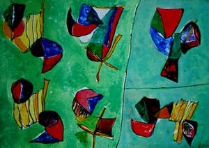 Daniel Humair - Litho - abstract kopen? Bied vanaf 45!