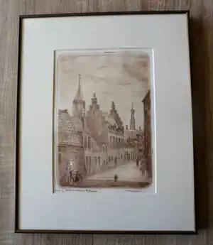 Willem Hopman - Ets, Doelenstraat te Alkmaar. verkauft für € 35!