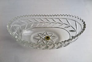 Walther glas - Schaal en servethouder - Kristalglas en Kristallen Vaas - Floraal decor kopen? Bied vanaf 10!