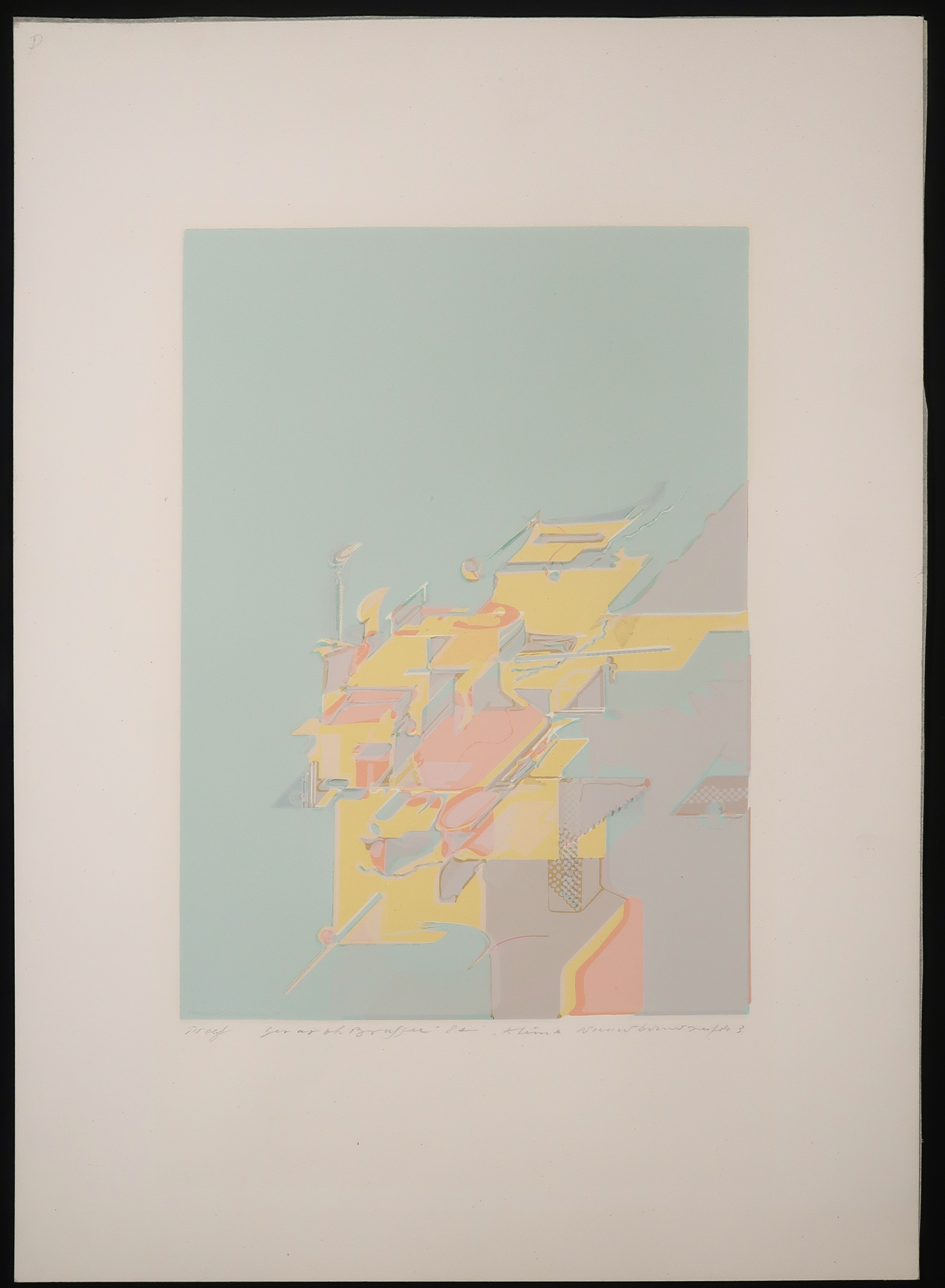 Gerard Brussee - Zeefdruk, Proefdruk, Kleine Nieuwbouw 3-1  kopen? Bied vanaf 20!