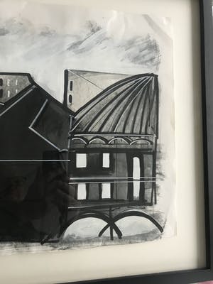 Bob Kemper - Gemengde techniek op papier - Gesigneerd origineel werk - Ingelijst kopen? Bied vanaf 75!