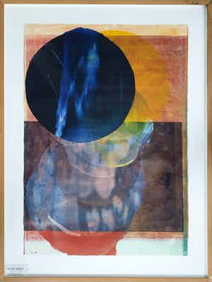 Willem Sanders - Gouache - Ingelijst (Zeer groot) verkocht voor € 180!