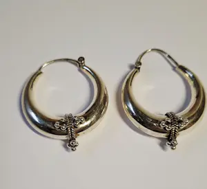 nieuwe 25 sterling zilveren handgemaakte vintage etnische  oorbellen kopen? Bied vanaf 55!