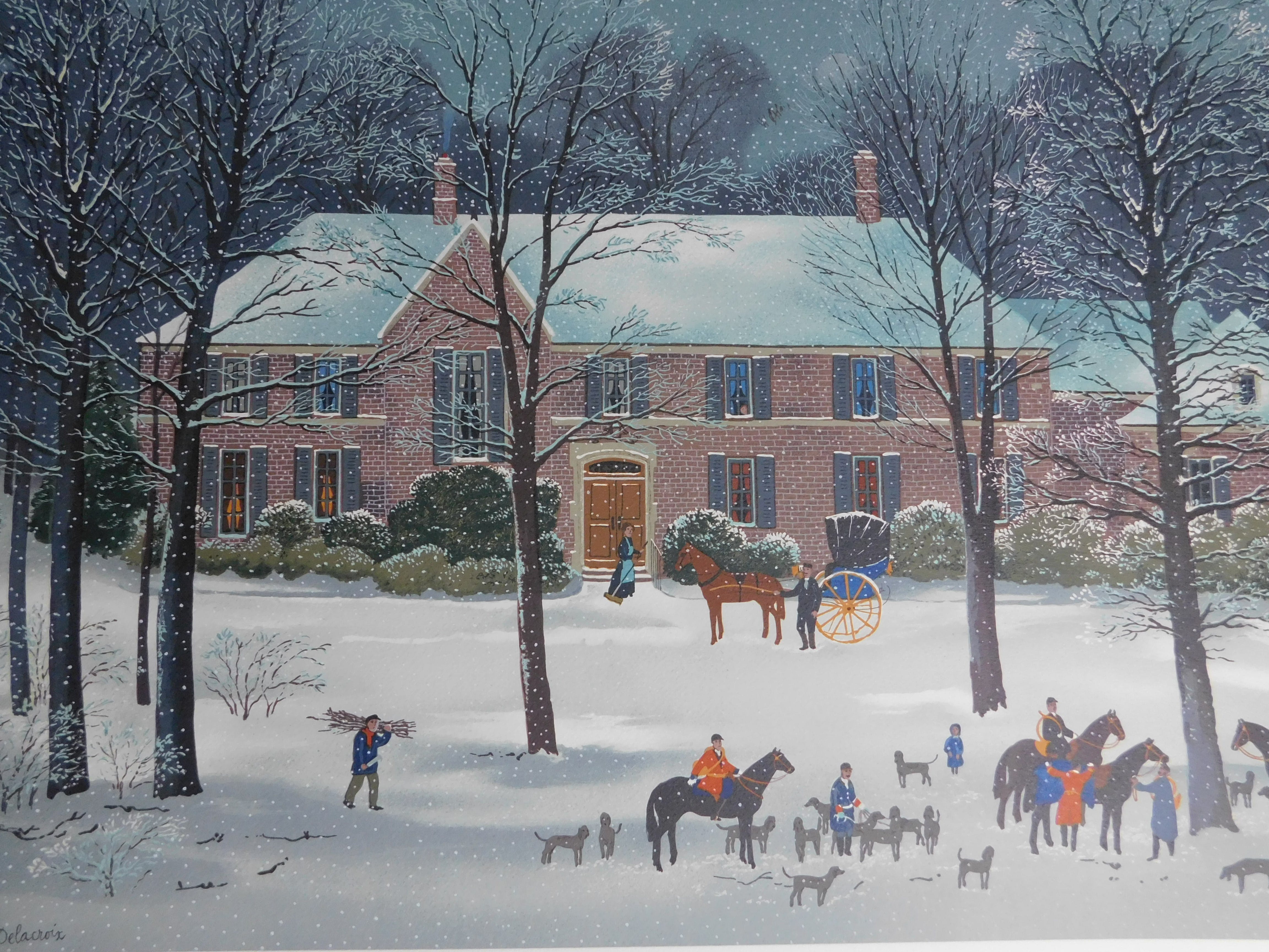 Michel Delacroix - La Chasse d'Hiver kopen? Bied vanaf 70!