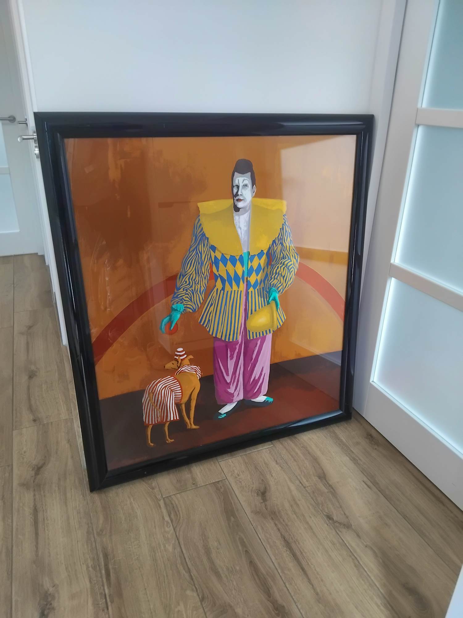 George van Herwaarde - Clown met hond kopen? Bied vanaf 1000!