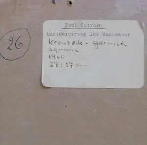 Paul Citroen - Aquarel 'Kreuzech Garmisch' kopen? Bied vanaf 300!