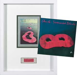 Christo - Handgesigneerde artcard Surrounded Islands + boek verkocht voor € 1!