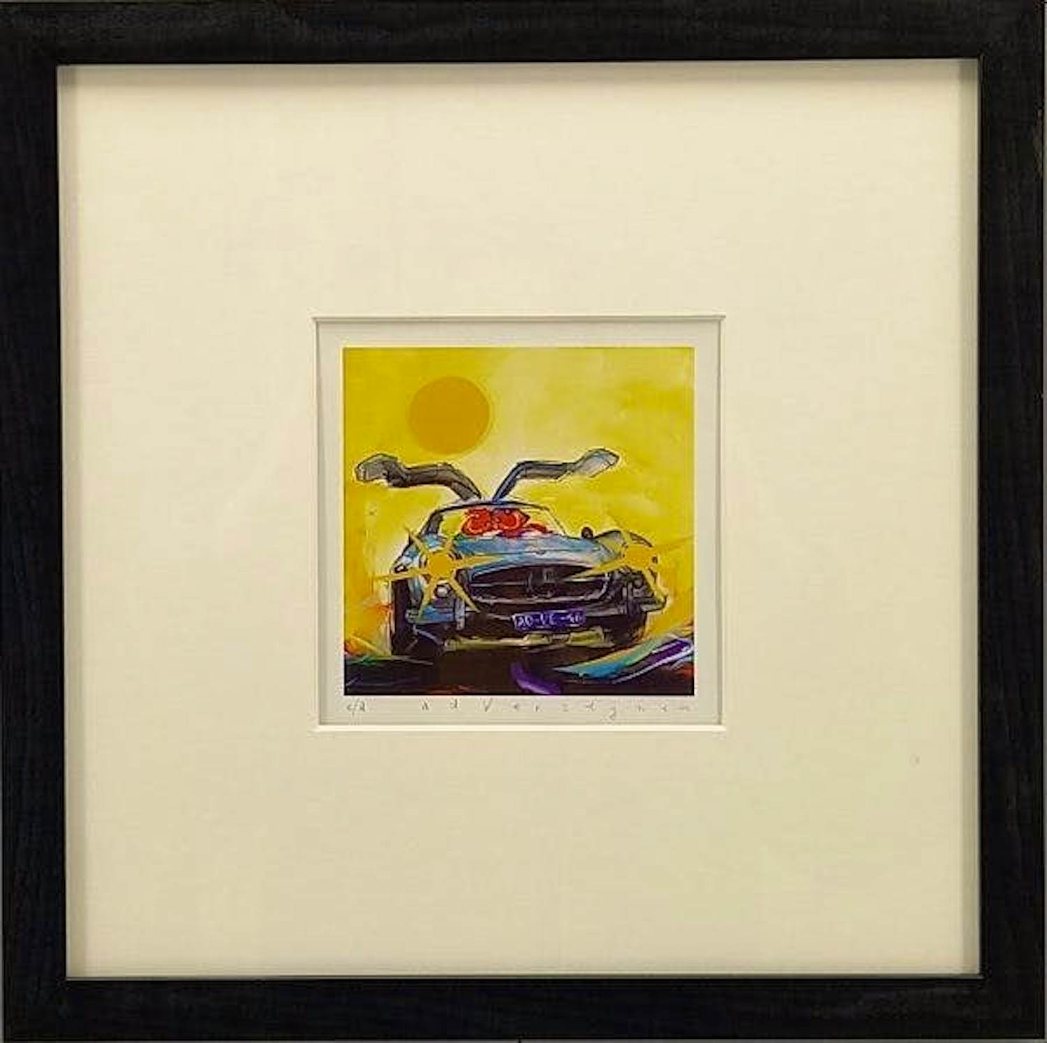 Ad Verstijnen - Kleurenzeefdruk MERCEDES IN NIEUWE LIJST kopen? Bied vanaf 59!