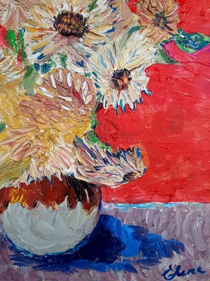 Elena Polyakova - Zonnenbloemen kopen? Bied vanaf 1!