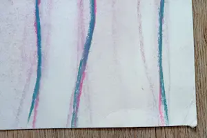Hans Abbing - zeer grote krijttekening - 1995 kopen? Bied vanaf 200!