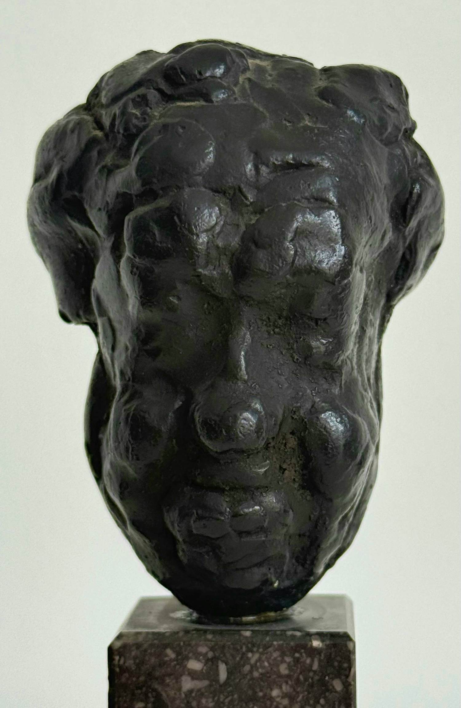 Pieter d' Hont - Bronzen sculptuur | 'Michel Simon' | 1967 kopen? Bied vanaf 750!