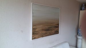 Joost Erftemeijer - bruingele zandvlakte kopen? Bied vanaf 75!