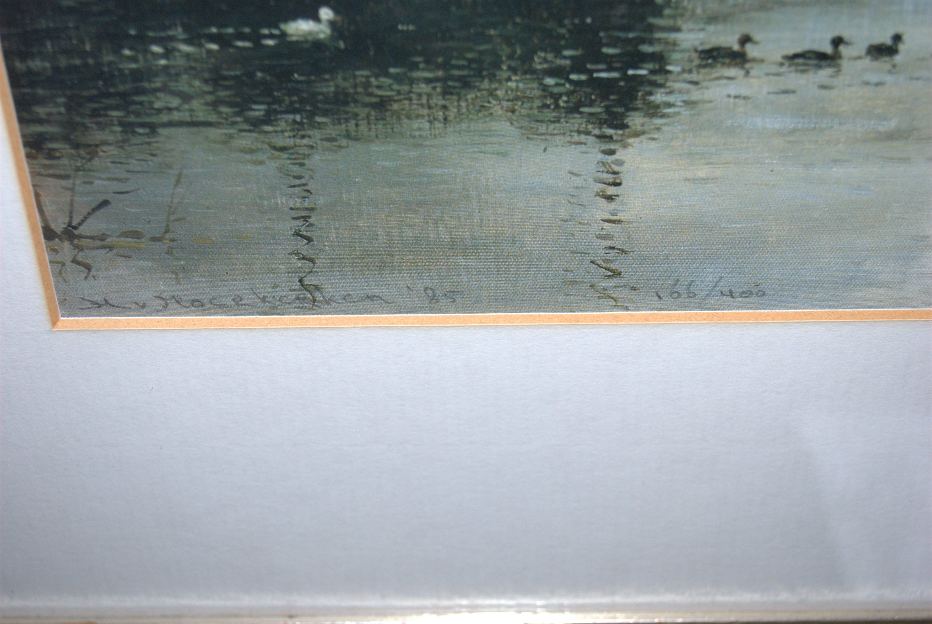 Hans van Moerkerken - Weesp, de Vecht - handgesigneerde litho oplage 400 kopen? Bied vanaf 60!