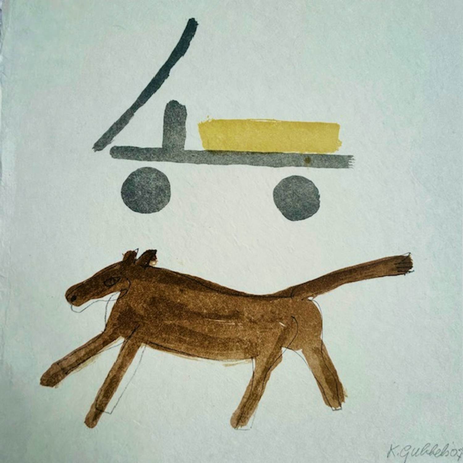 Klaas Gubbels - De kar verkocht voor € 135!