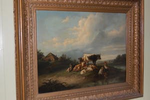 Jan Kobell (III) - Landschap met koeien kopen? Bied vanaf 4000!