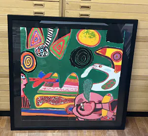 Corneille - Ingelijste litho Bain de Soleil / Zonnebaden, 1999 kopen? Bied vanaf 990!