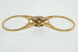 19 - Bijzondere - aan 2 kanten draagbare 18 Krt rosé gouden "reverso" ring kopen? Bied vanaf 245!