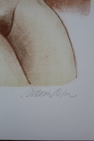 Buy Enric Adsera Riba - litho: naakt: Virginia - 1996? Bid from 50!