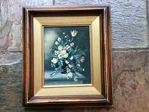 Niet of onleesbaar gesigneerd - Klassiek bloemstuk verkocht voor € 1!