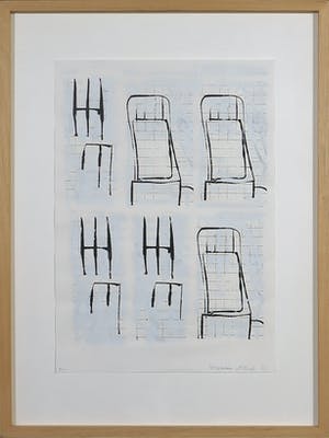 Peer Veneman - Fotokopie met tipp-ex, Zonder titel- Ingelijst kopen? Bied vanaf 100!