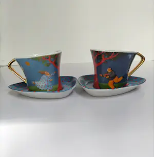 AcheterAda Breedveld - Espressokopjes met schotel (2)? Enchérissez de 20!