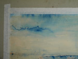 Niet of onleesbaar gesigneerd - Aquarel, “Zonder titel” – gesigneerd kopen? Bied vanaf 1!