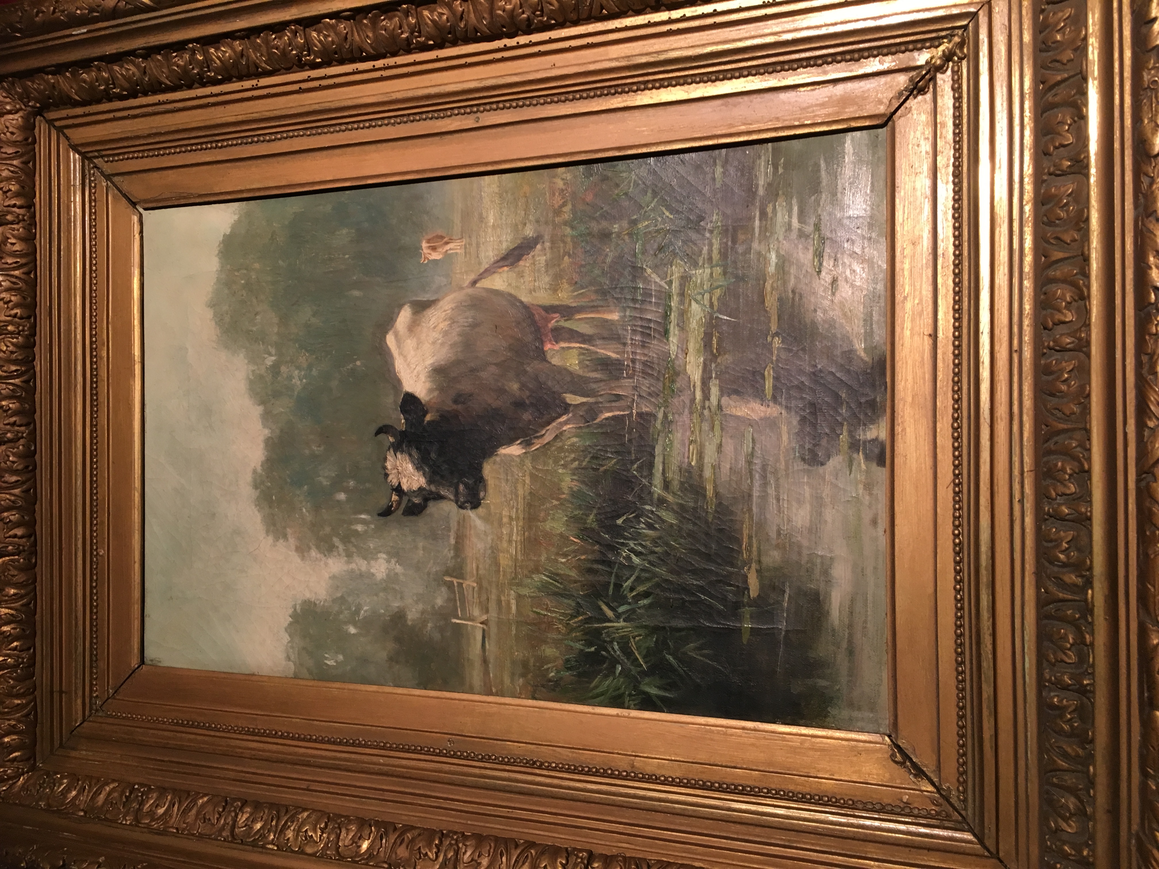 Charles H.D. Boland de Spa - Vache à l'abreuvoir kopen? Bied vanaf 1200!