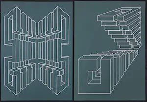 Harry Karssen - Lot van 54 zeefdrukken, Z.T. Abstractie kopen? Bied vanaf 100!