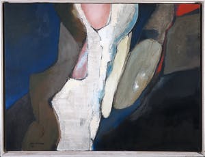 Jos Schimmer - Olieverf op doek, Zonder titel - Ingelijst (Groot) kopen? Bied vanaf 300!