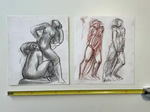 Jan Keustermans - Lot van 10 atelierschetsen kopen? Bied vanaf 95!