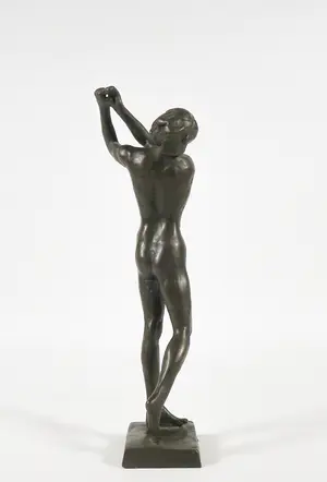 Kees Verkade - Bronzen beeld van een staande naakte vrouw kopen? Bied vanaf 1500!